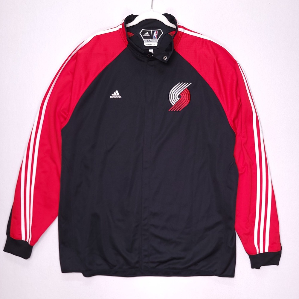 Adidas Portland Trail Blazers NBA Warm Up Jacket Mens 3XL Clima365